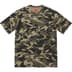 Supreme S/S Pocket Tee - Olive Camo (front)