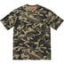 Supreme S/S Pocket Tee - Olive Camo (front)