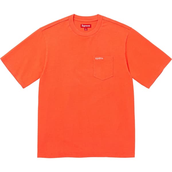 Supreme S/S Pocket Tee - Orange (front)
