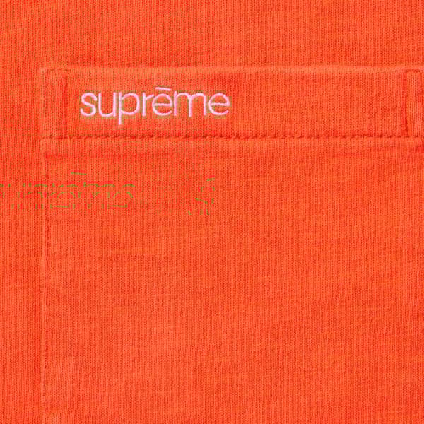Supreme S/S Pocket Tee - Orange (front)