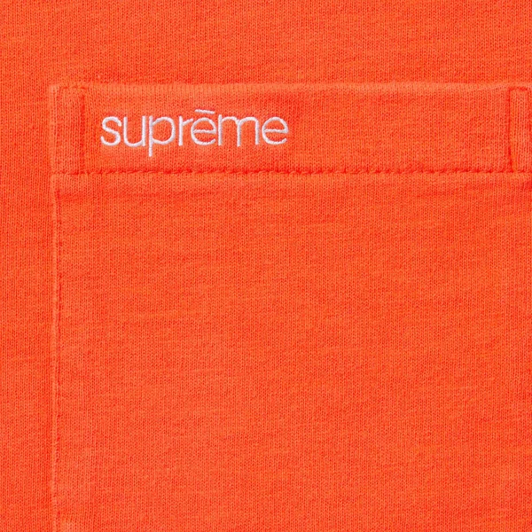 Supreme S/S Pocket Tee - Orange (front)