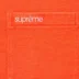 Supreme S/S Pocket Tee - Orange (front)