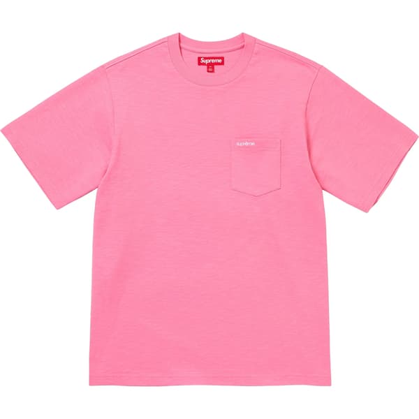 Supreme S/S Pocket Tee - Pink (front)