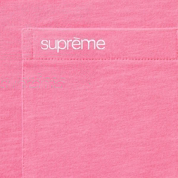 Supreme S/S Pocket Tee - Pink (front)