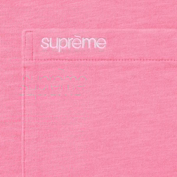 Supreme S/S Pocket Tee - Pink (front)