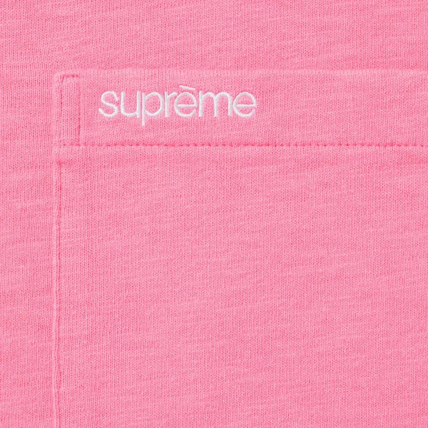 Supreme S/S Pocket Tee - Pink (front)