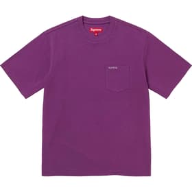 Supreme S/S Pocket Tee Purple