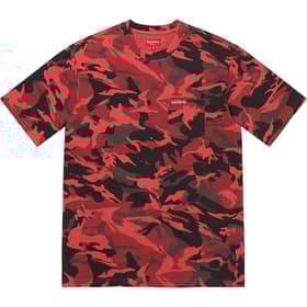 Supreme S/S Pocket Tee Red Camo