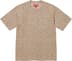 Supreme S/S Pocket Tee - Tan Raindrop (front)
