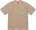 Supreme S/S Pocket Tee - Tan Raindrop (front)