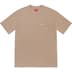 Supreme S/S Pocket Tee - Taupe (front)