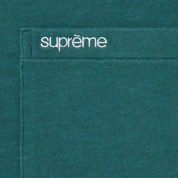 Supreme S/S Pocket Tee - Teal (front)