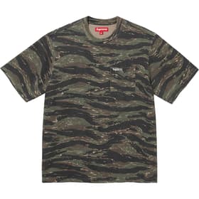 Supreme S/S Pocket Tee Tiger Camo