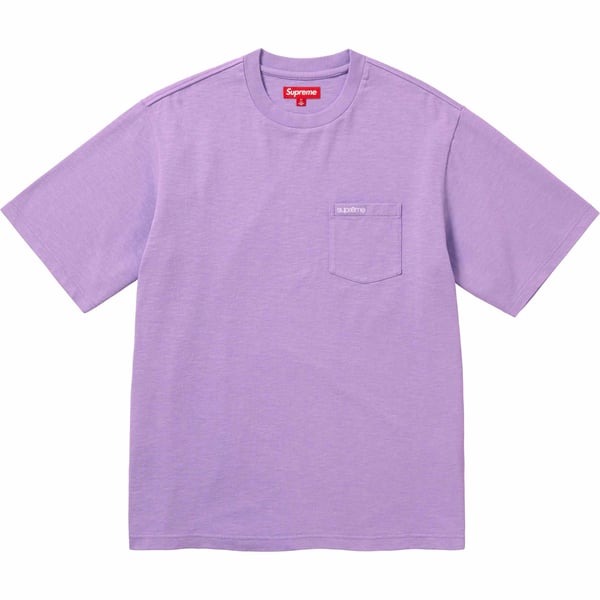 Supreme S/S Pocket Tee - Violet (front)
