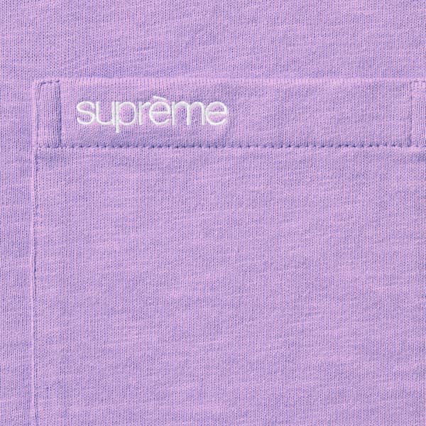 Supreme S/S Pocket Tee - Violet (front)