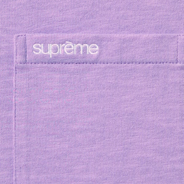 Supreme S/S Pocket Tee - Violet (front)