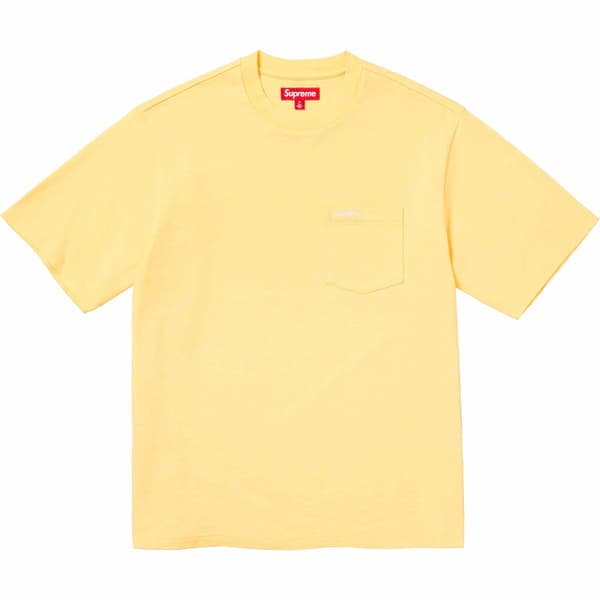 Supreme S/S Pocket Tee - Yellow (front)