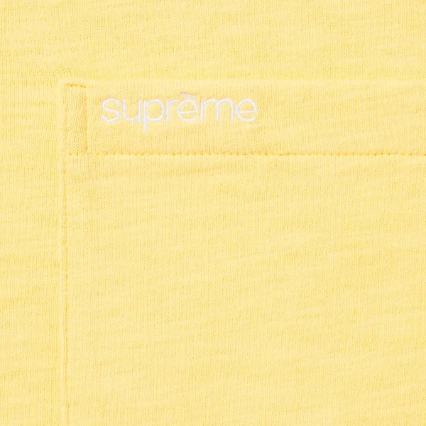 Supreme S/S Pocket Tee - Yellow (front)