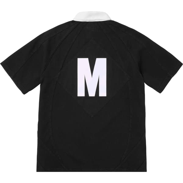 Supreme S/S Rugby - Black (front)