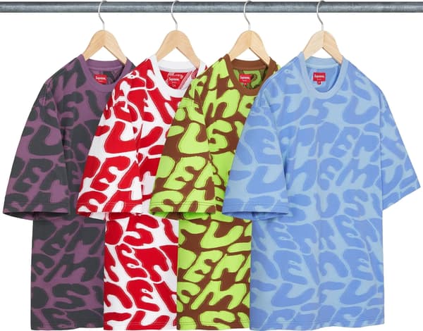 Supreme Stacked Intarsia S/S Top - Product Image