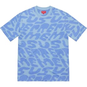 Supreme Stacked Intarsia S/S Top Light Blue