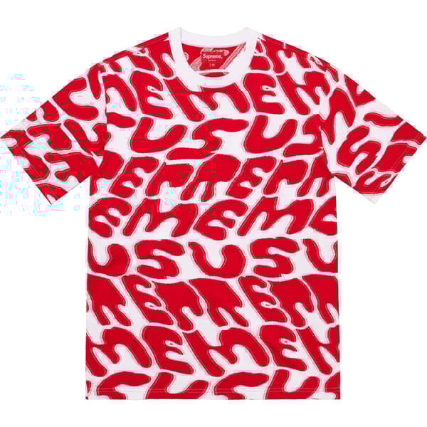 Supreme Stacked Intarsia S/S Top - White (front)