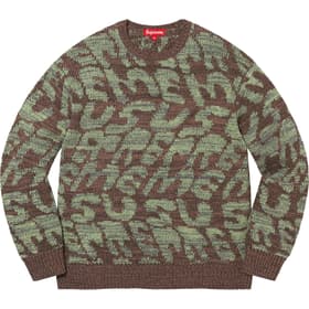 Supreme Stacked Sweater Brown