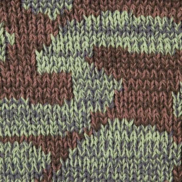 Supreme Stacked Sweater - Brown (front)