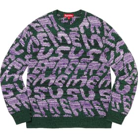 Supreme Stacked Sweater Green