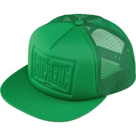 Supreme Stamped Mesh Back 5-Panel Green