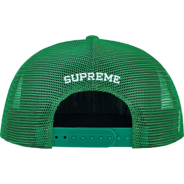 Supreme Stamped Mesh Back 5-Panel - Green (front)
