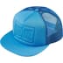 Supreme Stamped Mesh Back 5-Panel - Light Blue (front)