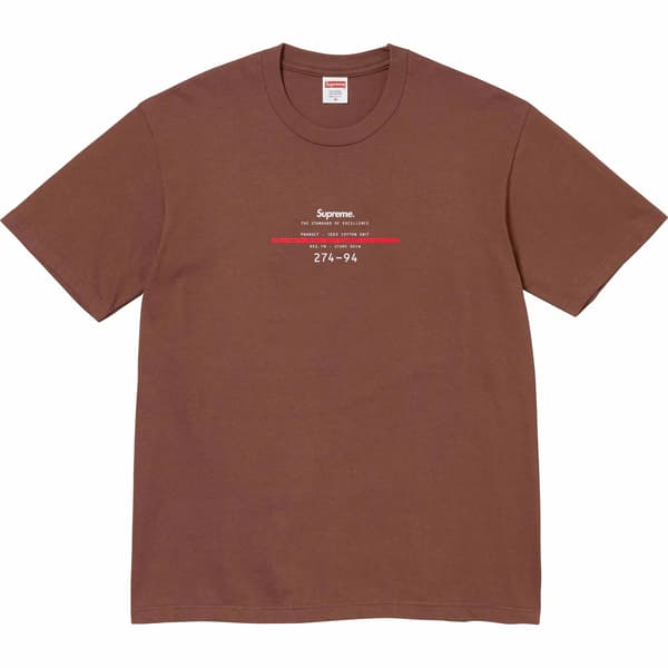 Supreme Standard Tee - Brown (front)