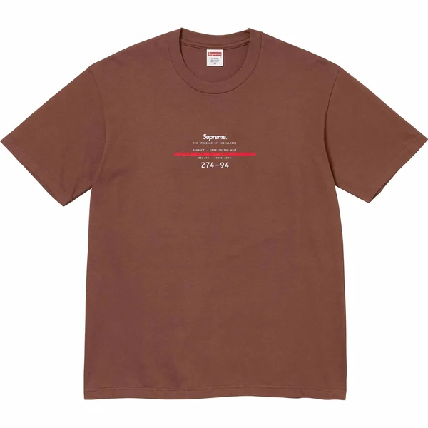 Supreme Standard Tee - Brown (front)