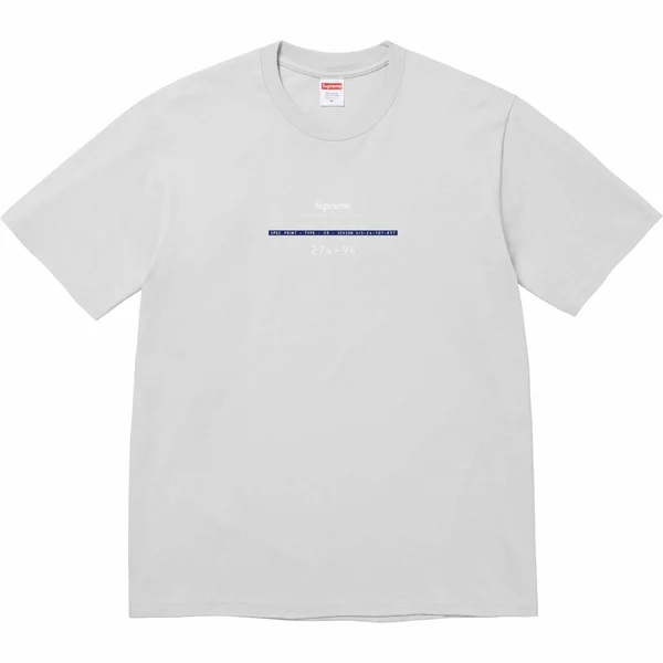 Supreme Standard Tee - Cement (front)