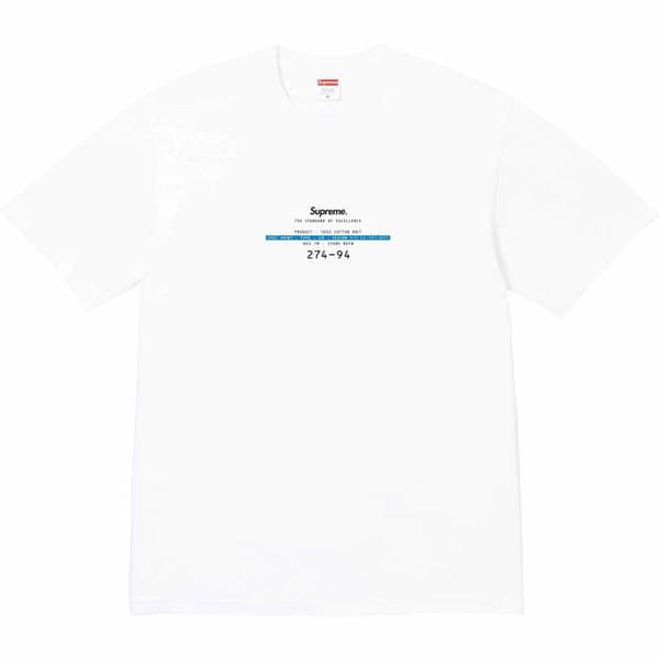Supreme Standard Tee - White (front)