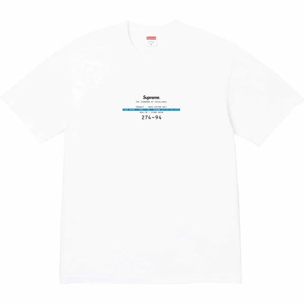 Supreme Standard Tee - White (front)