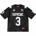 Supreme Star Football Jersey - Black (front)