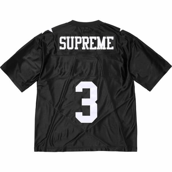 Supreme Star Football Jersey - Black (front)