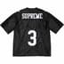 Supreme Star Football Jersey - Black (front)