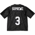 Supreme Star Football Jersey - Black (front)