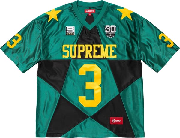 Supreme Star Football Jersey - Dark Green (front)
