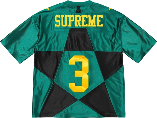 Supreme Star Football Jersey - Dark Green (front)