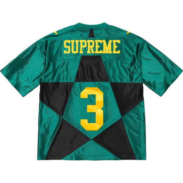 Supreme Star Football Jersey - Dark Green (front)