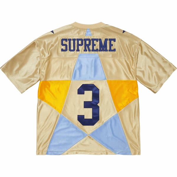 Supreme Star Football Jersey - Gold (front)