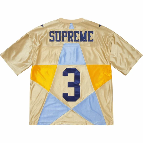 Supreme Star Football Jersey - Gold (front)