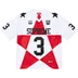 Supreme Star Football Jersey - White (front)