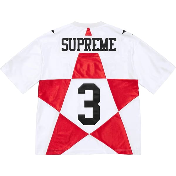 Supreme Star Football Jersey - White (front)