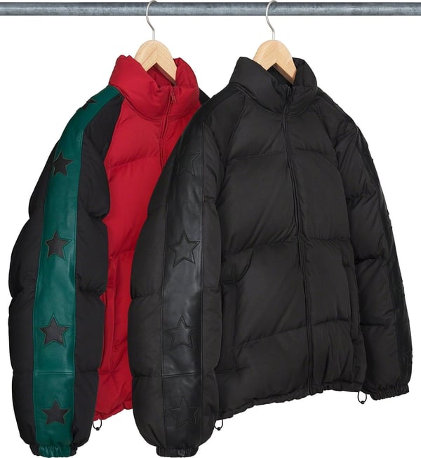Supreme Star Sleeve Down Puffer Jacket - Product Image