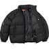 Supreme Star Sleeve Down Puffer Jacket - Black (front)